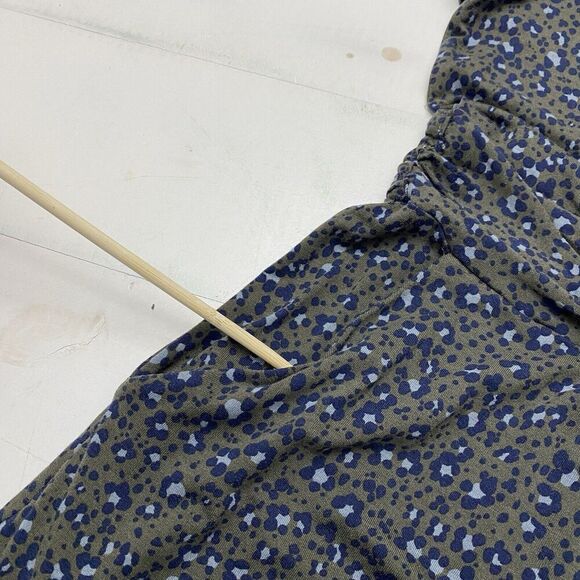 Boden Amelie Jersey Stretch Knit Dress Green Leopard Print Women's Sz 6R Pockets - Picture 13 of 16